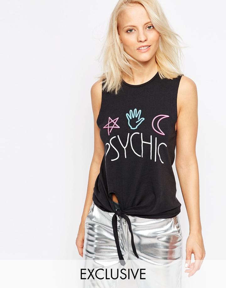 Chorus Psychic Knot Front Tank - Gray
