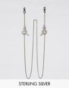 Regal Rose A Dark Lure Snake Wrap Sunglasses Chain - Silver