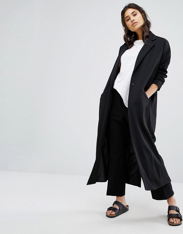 Adpt Pete Long Coat - Black