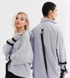 Collusion Unisex Stripe Harness Long Sleeve Shirt