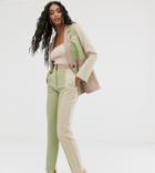 Unique21 Slim Suit Pants In Tonal Color Block Two-piece-multi