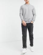 Threadbare Slim Fit Jeans In Gray-grey