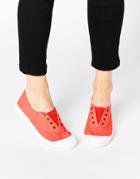 Park Lane Laceless Sneakers - Coral
