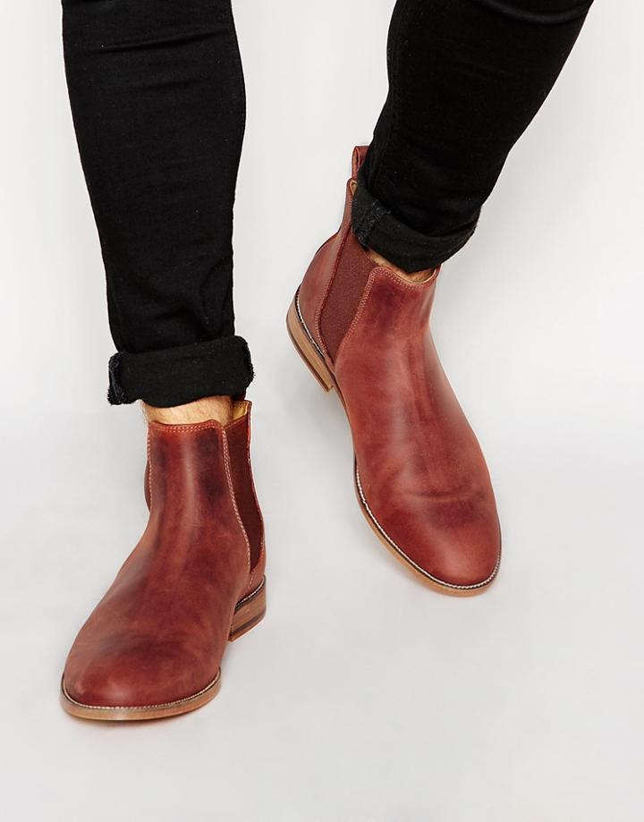 Bobbies L'horloger Leather Chelsea Boots - Brown