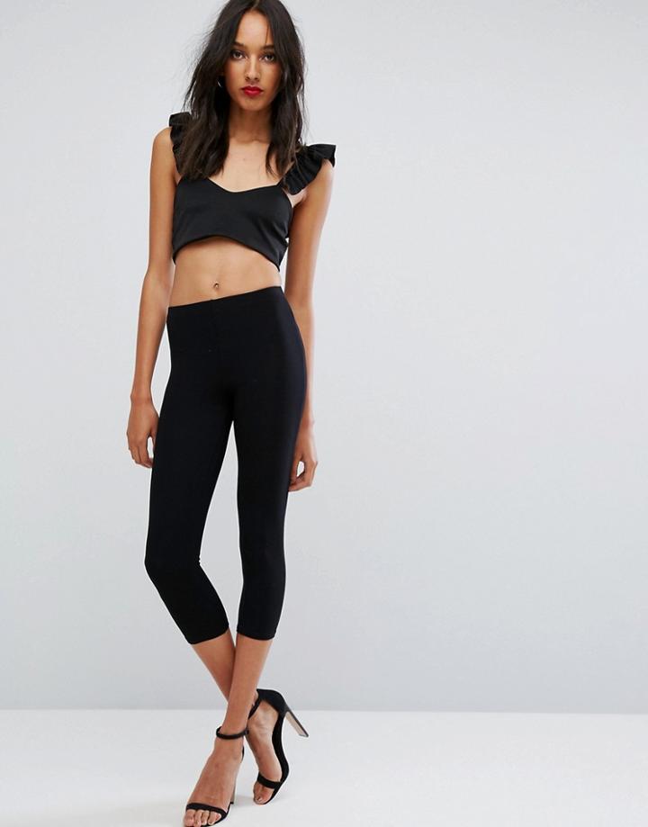 Asos Over The Knee Leggings - Black