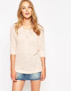 Twisted Muse 3/4 Sleeve T-shirt - Pumpkin