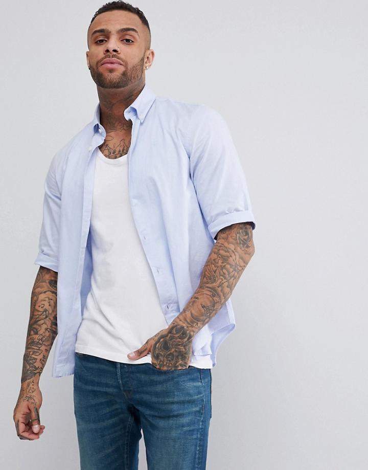G-star Core Regular Fit Shirt 3/4 Sleeve - Blue