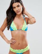 Ann Summers Pina Lace Bikini Top - Multi