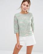 Darling Lace Top - Green