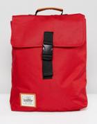 Artsac Workshop Clip Backpack In Red - Red