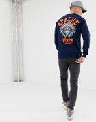 Cheats & Thieves Apache Vibes Long Sleeve T-shirt - Navy