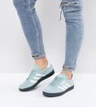 Adidas Originals Gazelle Super Sneakers In Blue With Dark Gum - Blue