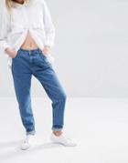 Native Youth Mom Jeans - Blue