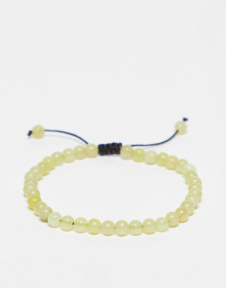 Bolongaro Trevor Stone Beaded Bracelet In Yellow