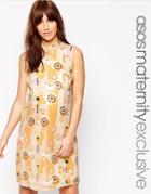 Asos Maternity Sequin Floral Shift Dress - Multi