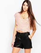 Raga Sweet Nostalia Crop Top - Pink