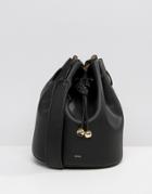 Mango Crossbody Bucket Bag - Black