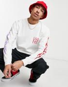 Vans Axed Long Sleeve T-shirt In White