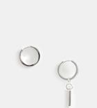 Asos Design X Laquan Smith Charm Hoop Earrings - Silver