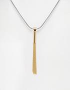 Ashiana Necklace With Tassel - Gold