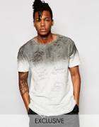 Unplugged Museum Grungy T-shirt With Fade Affect - White
