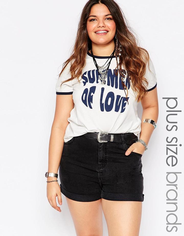 Alice & You Summer Of Love Retro Tee - White