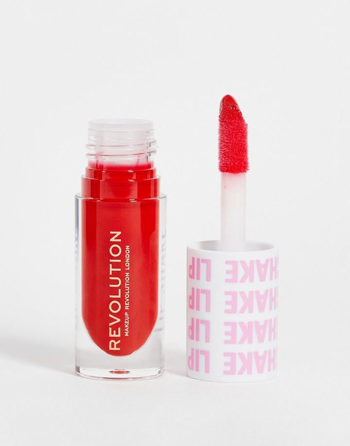 Revolution Lip Shake - Strawberry Red