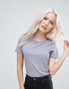 Brave Soul Rib T-shirt - Gray