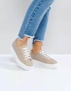 Asos Day Light Lace Up Sneakers - Beige