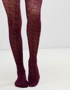 Gipsy Peacock Feather Tights - Navy