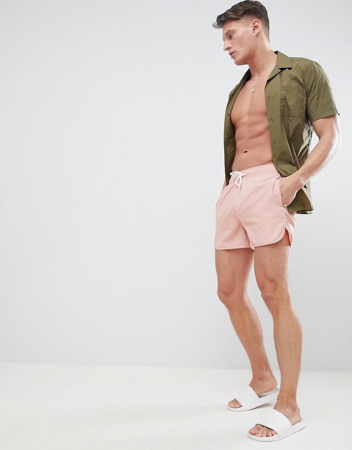 Blend Pink Swim Shorts - Pink