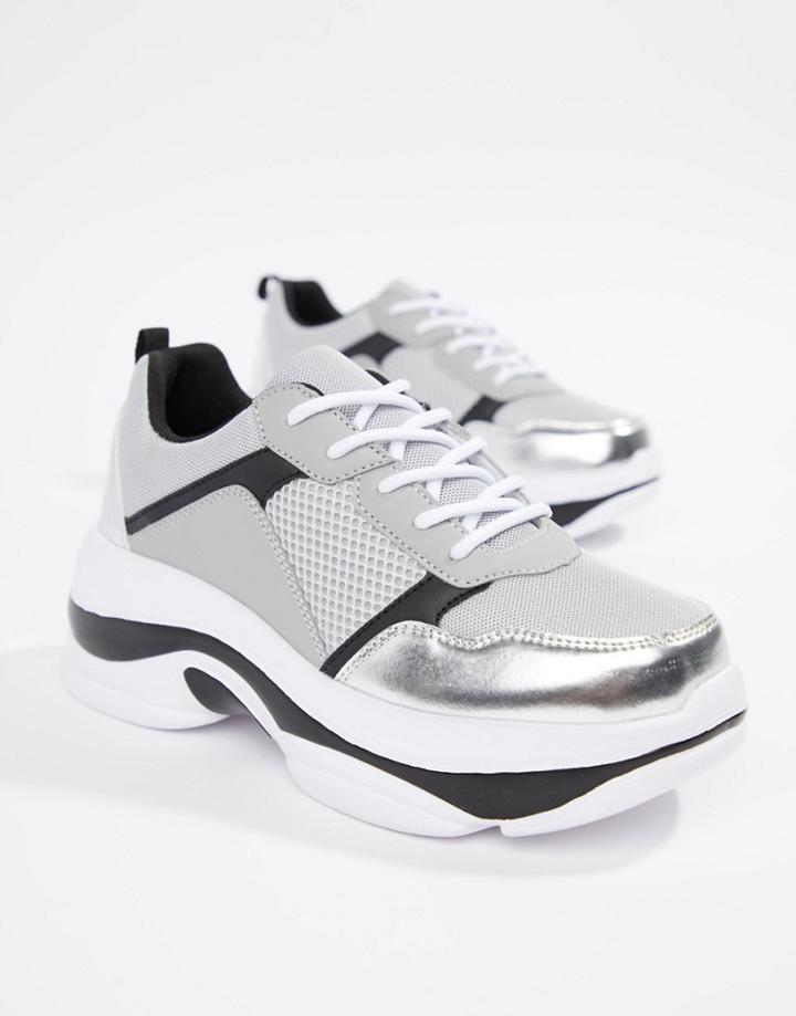 Truffle Collection Chunky Sneakers - Black