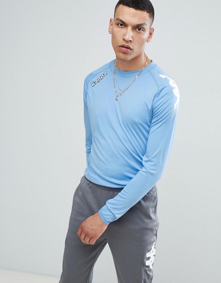 Kappa Veneto Long Sleeve Sport Top - Blue