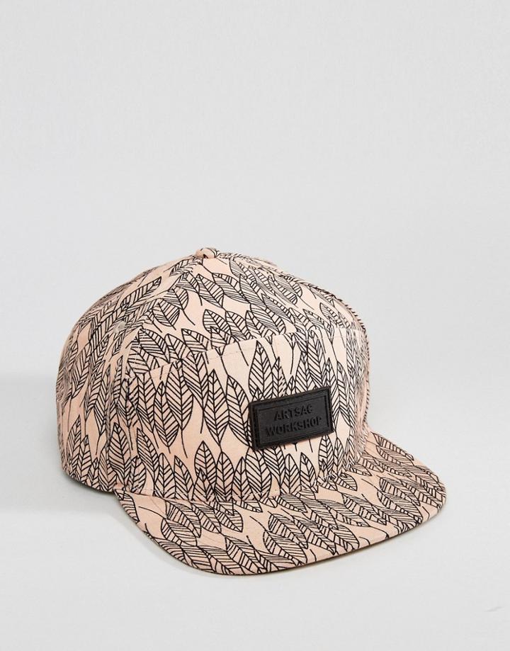 Artsac Workshop 5 Panel Leaf Cap - Tan