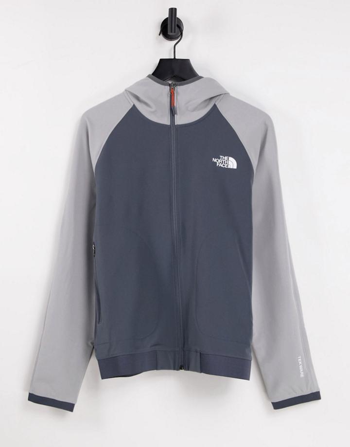 The North Face Tekware Full Zip Hoodie In Gray-grey