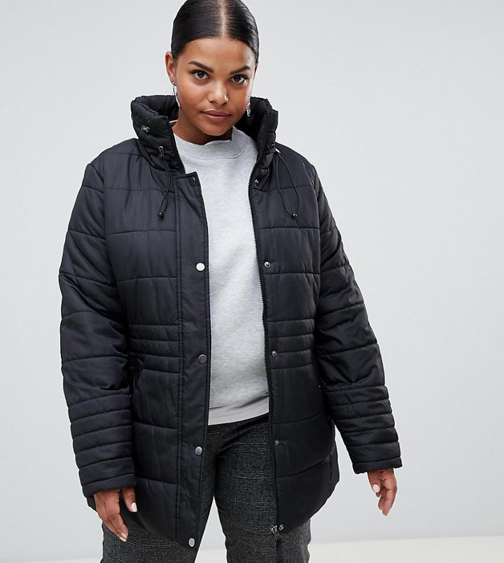 Junarose Padded Jacket-black