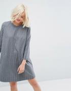 Paul & Joe Sister Pinstripe Dress - Gray