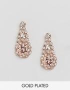 Ted Baker Somaa Crystal Daisy Lace Drop Earrings - Gold