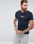 Emporio Armani Muscle Fit T-shirt In Marine - Navy