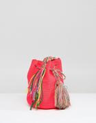 Jardin Del Cielo Bright Pink Mochilla Bag - Pink