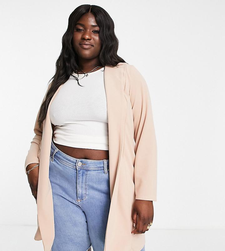 Yours Blazer In Stone-neutral