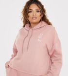 In The Style Plus X Gemma Collins Motif Hoodie In Pink