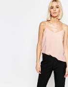 Selected Smile Cami Top - Cameo Rose