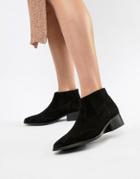 Vero Moda Leather Boot-black