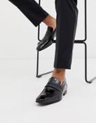 Ted Baker Gaelhi Loafers In Black Hi Shine - Black