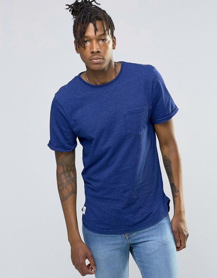 Native Youth Indigo T-shirt - Blue