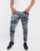 Nike Training Dry Cargo Camo Sweatpants In Gray-grey