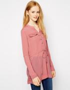 Vero Moda Cansu Lady Utility Shirt - Beige