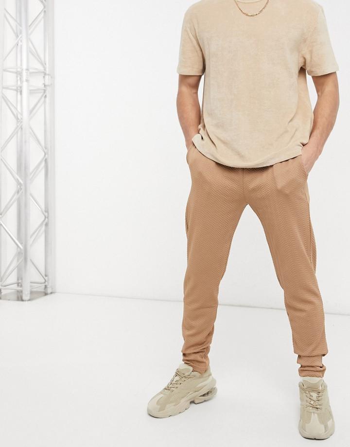 River Island Sweatpants In Ecru-white