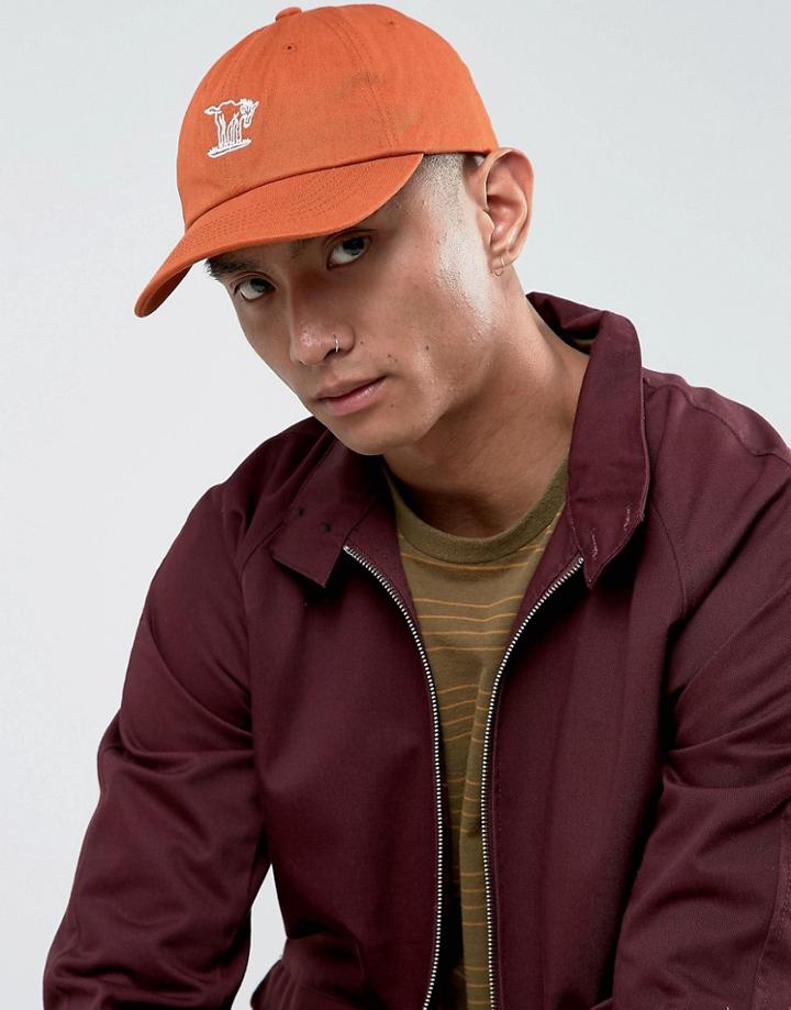 Brixton Burro Cap With Adjustable Strap - Orange